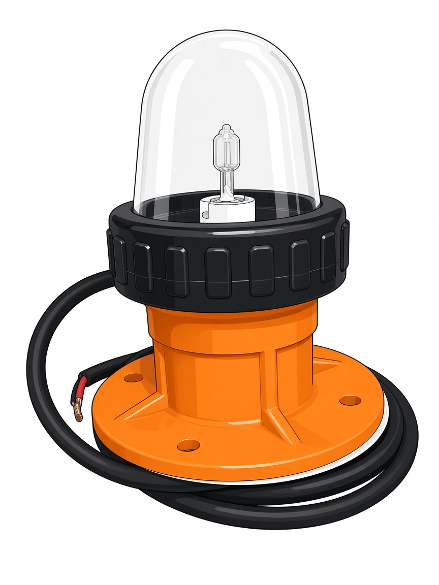 Lifeboat / Life Raft Position Indicating Strobe Light — BSW9812 — IMPA 330264